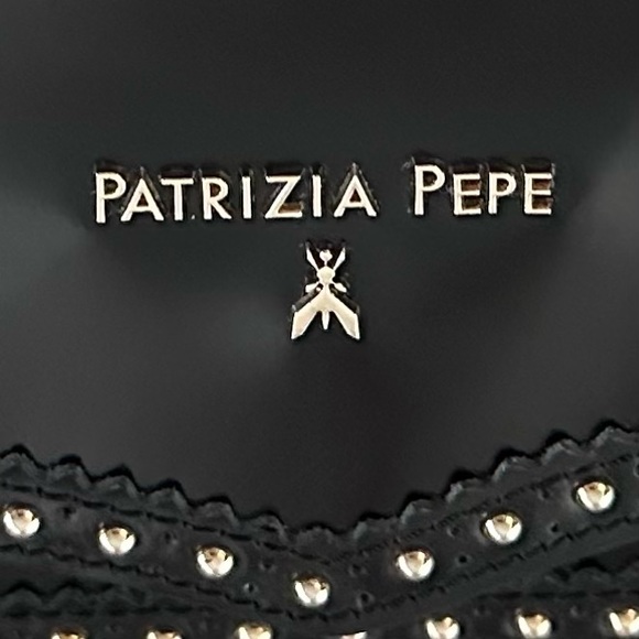 Patrizia Pepe Black Studded Shoulder Bag - Picture 8 of 16
